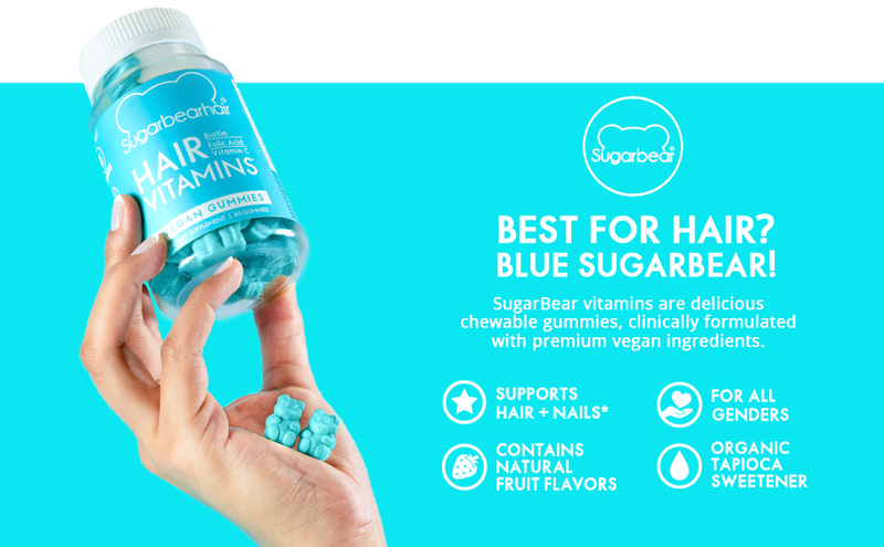 Sugarbear Hair Vitamins Vegan 60 Gummies -3 Month Supply