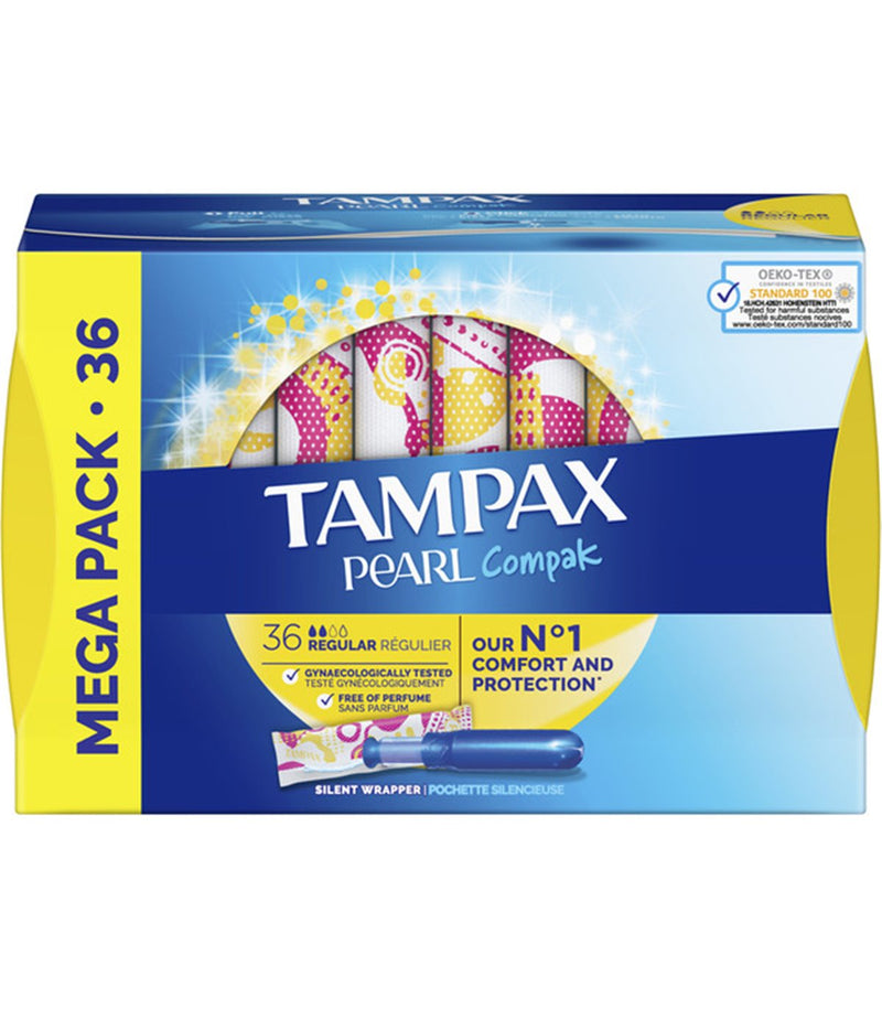 Tampax Pearl Compak 36 Regular