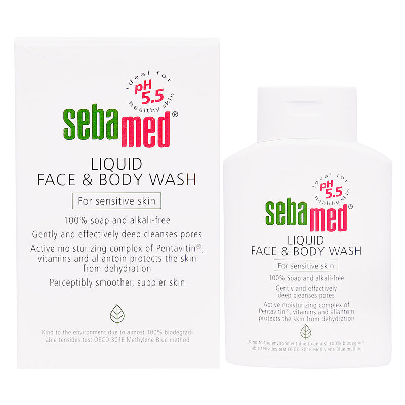 Sebamed Liquid Face & Body Wash 200ml