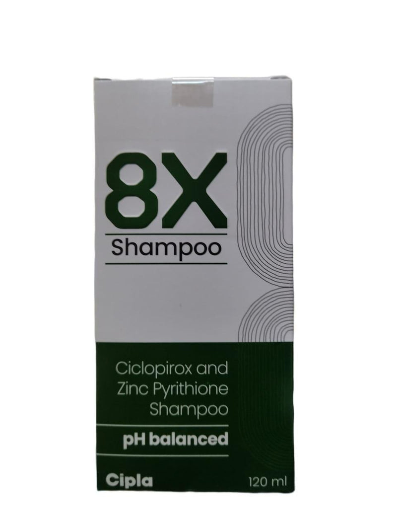 Cipla 8X Shampoo 120Ml