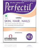 Perfectil Multivitamin Supplements For Men & Women, Packed With Biotin And Grape Seed Extract For Radiant And Younger-Looking Skin, Hair Fall Control, Stronger Nails- 30Tablets (1box)