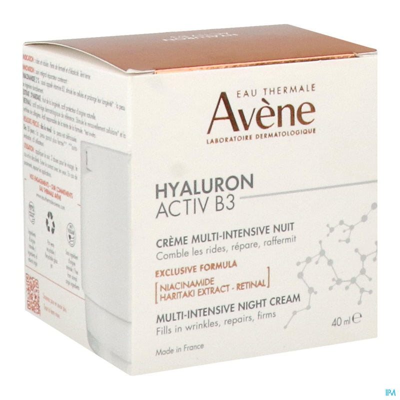 Avene Hyaluron Activ B3 Multi-intensive Night Cream- 40ml