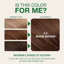 Naturigin Permanent Hair Colour - Dark Blonde 5.3 (Warm brown) 115ml