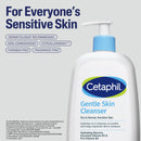 Cetaphil Gentle Skin Hydrating Face Wash 473ml, Paraben Free, Sulphate-Free Gentle Skin Hydrating Cleanser with Niacinamide, Vitamin B5 for Dry to Normal, Sensitive Skin