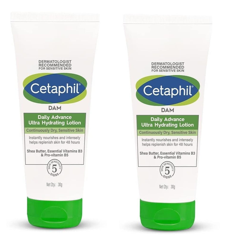 Cetaphil Daily Advance Ultra Hydrating Lotion-30gm(Pack of 2)