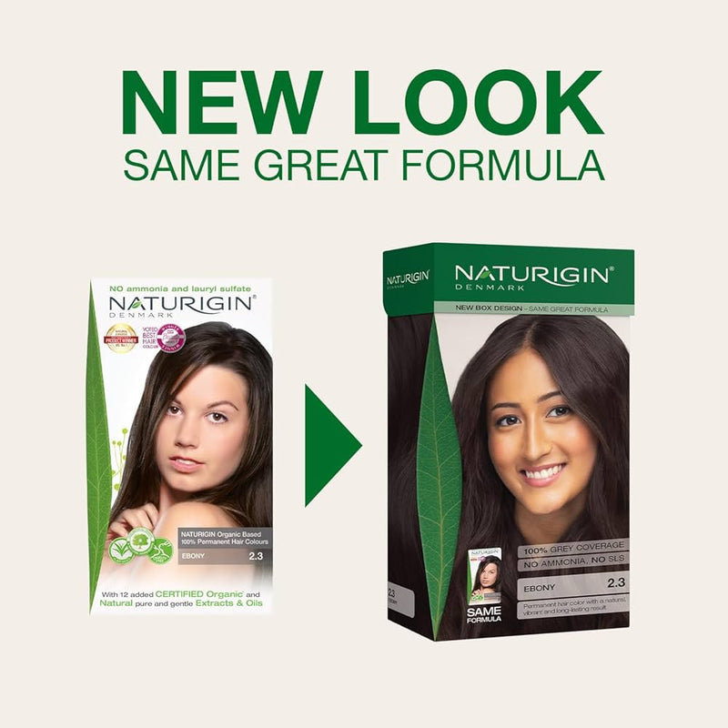 Naturigin Permanent Hair Colour - Ebony 115ml