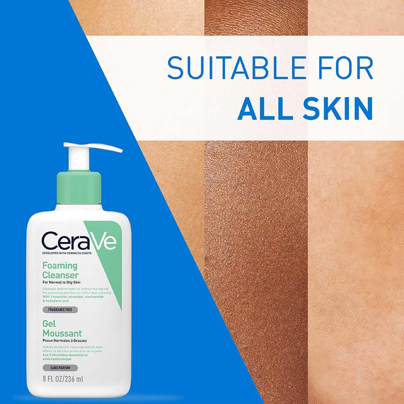 CeraVe Foaming Cleanser Normal to Oily Skin -236ml