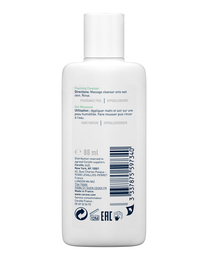 CeraVe Foaming Cleanser Normal to Oily Skin -88ml