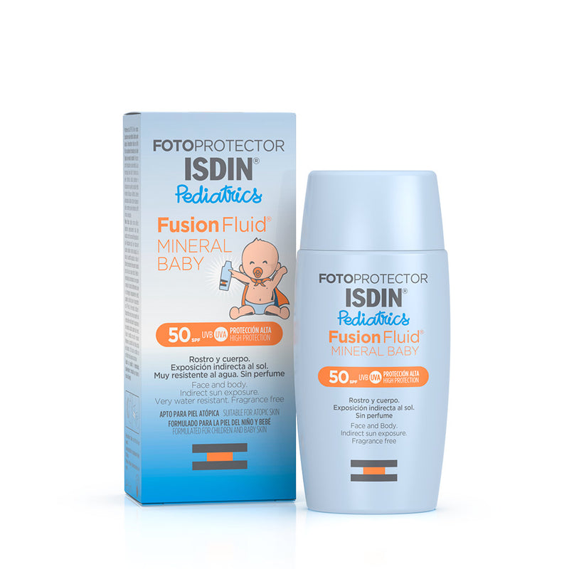 ISDIN Fotoprotector Pediatrics Fusion Fluid Mineral Baby SPF 50+
