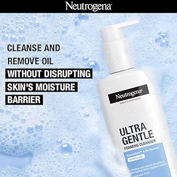 Neutrogena Ultra Gentle Foaming Face Cleanser-For Sensitive Skin-200ml