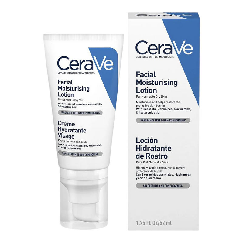 CeraVe Facial Moisturising Lotion PM - for Normal to Dry Skin -52ml