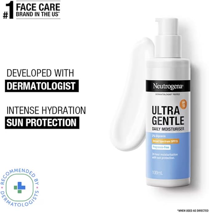 Neutrogena Ultra Gentle Daily Moisturiser SPF15 100mL