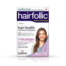 Wellwoman Hairfollic supplements with Advanced Hair Nutrition formula for Women with Biomarine collagen complex, Biotin & Zinc that support hair growth & maintain healthy hair- 30 Tablets(1 box)