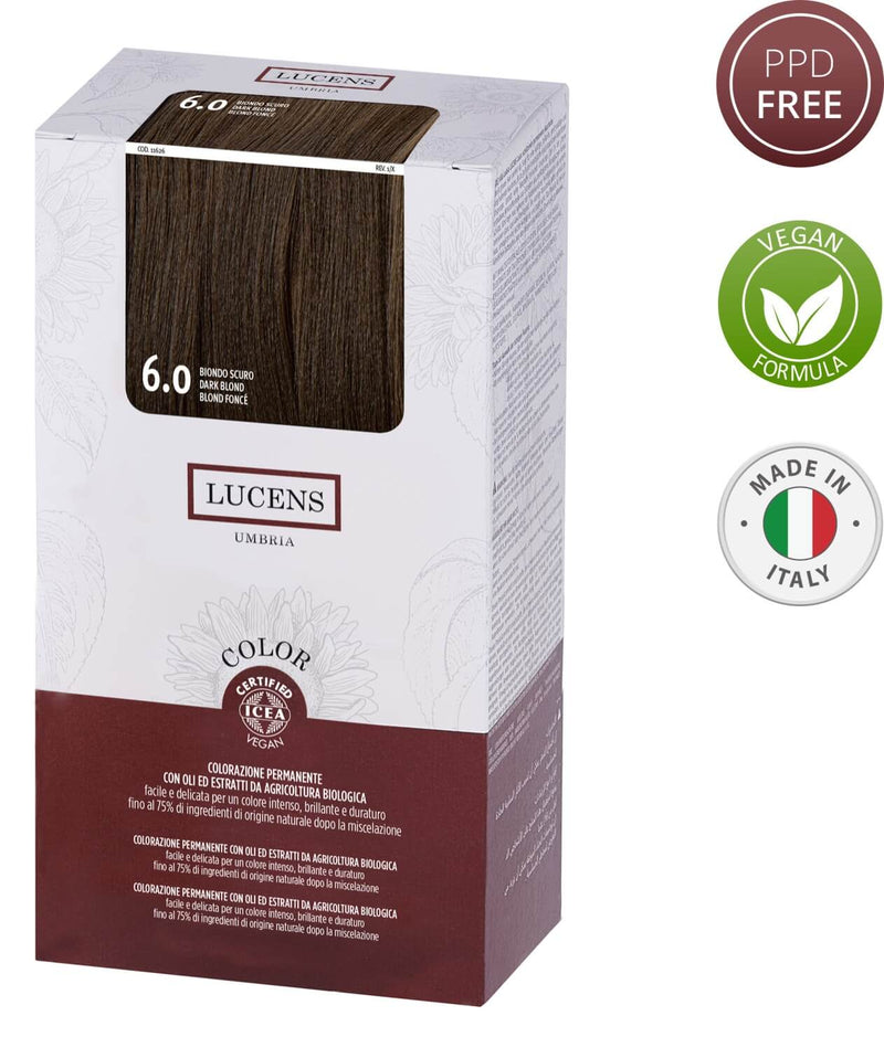 Lucens Color Dark Blonde 6.0 - Made in Italy 145ml