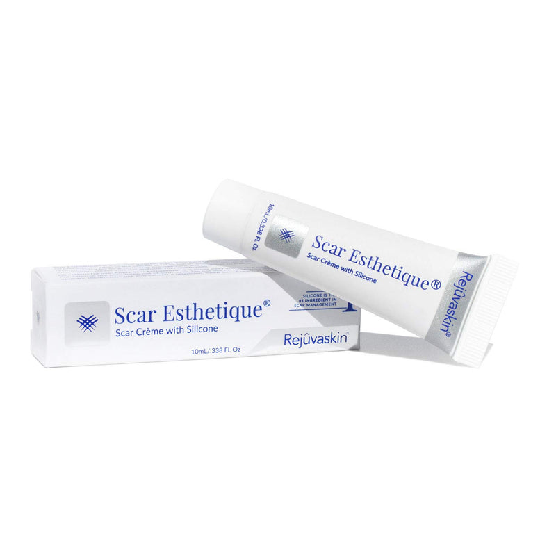 Rejuvaskin Scar Esthetique Scar Cream with Silicone - 23 Effective Ingredients - Improves New and Old Scars - 10mL
