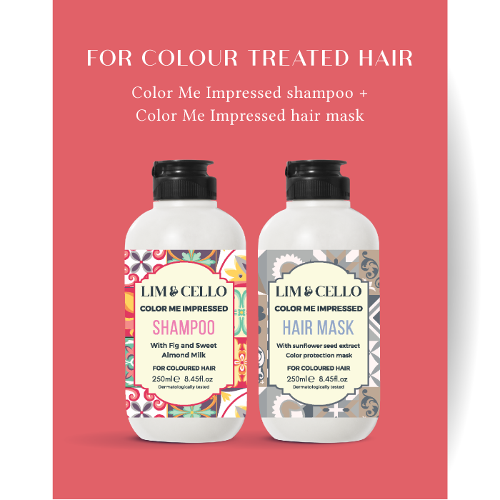 Lim & Cello Color Me Impressed Shampoo 250ml & Color Me Impressed Hair Mask 250ml