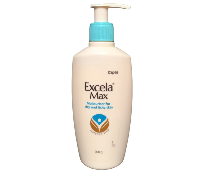 Cipla Excela Max Moisturiser For Dry and Itchy Skin 200ml