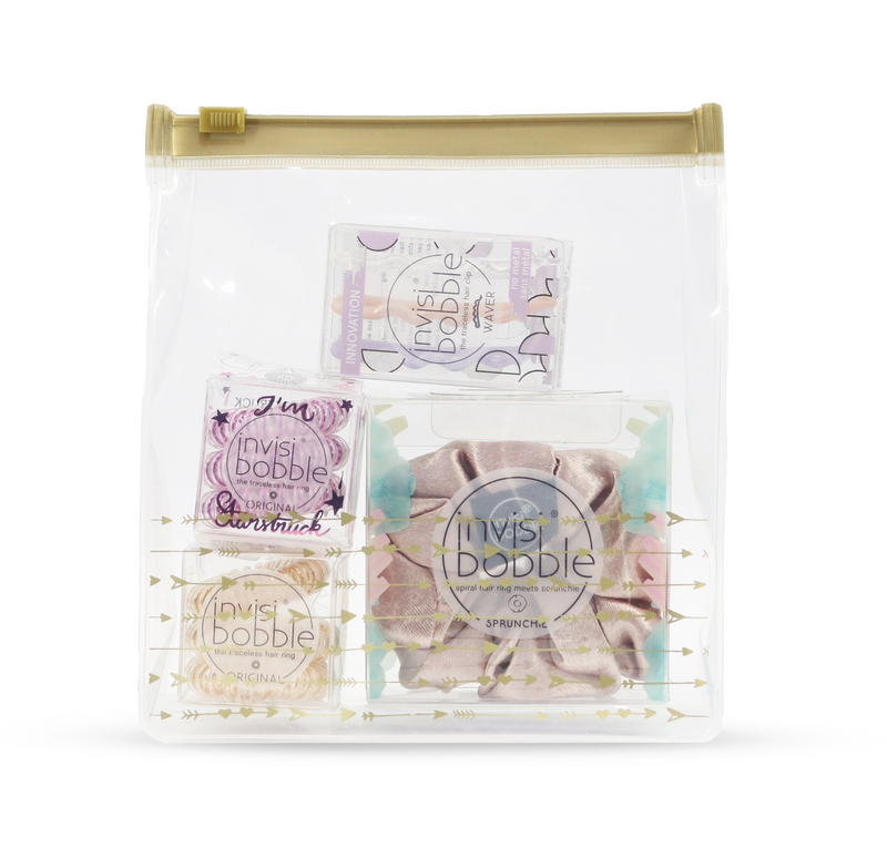 Invisibobble Pouch of Awesome Gift Pack with 4 special limited edition Invisibobble Collections