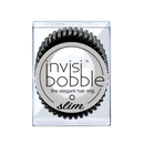 INVISIBOBBLE Original True Black Hair Ties, 3 Pack - Traceless, Strong Hold, Waterproof - Suitable for All Hair Types