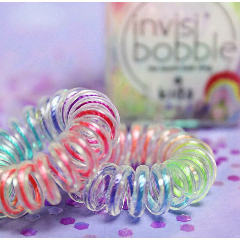 Invisibobble KIDS Hanging Pack Magic Rainbow w. sticker