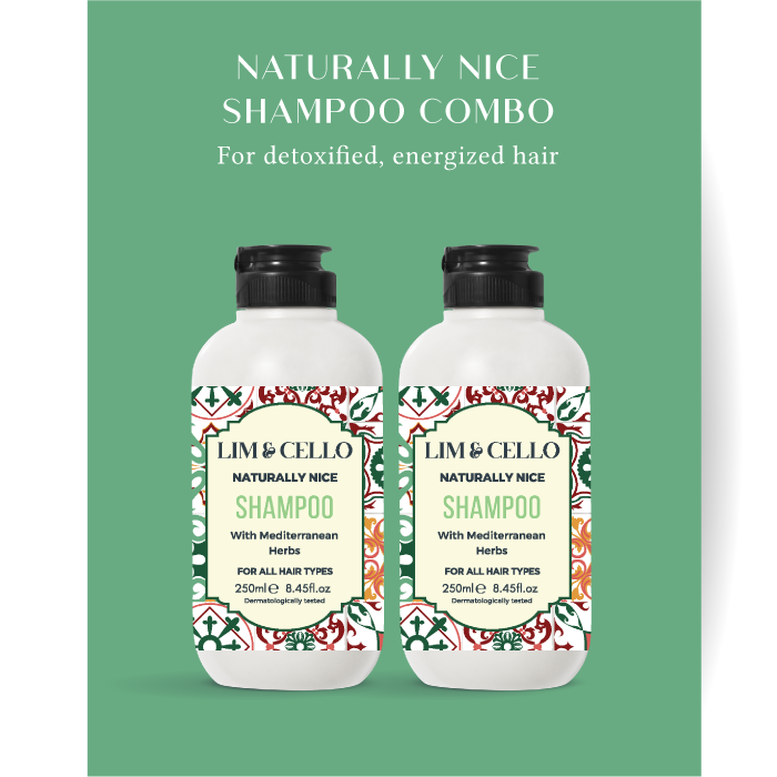 Lim & Cello Naturally Nice Shampoo 250 ml Pack of 2