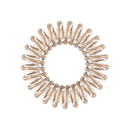 INVISIBOBBLE Original Time to Shine Bronze Me Pretty Hair Ties, 3 Pack - Traceless, Strong Hold, Waterproof - Suitable for All Hair Types