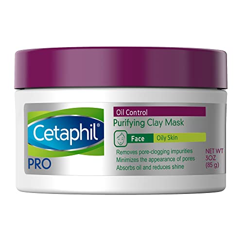 Cetaphil Pro Oil Control Face Purifying Mask - Reduce Excess Oil and Shine for Matt Skin Finish for Acne Prone Skin- 85gm