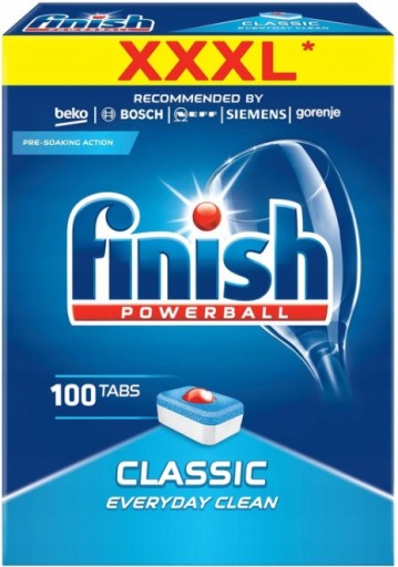 Finish Powerball XXXL Classic everyday clean 100 pods