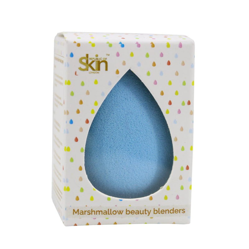 REPUBLIC OF SKIN® LONDON – MARSHMALLOW Blue – Imported Anti-Microbial Beauty Blender Makeup Sponge | Latex-Free | Eco-Friendly