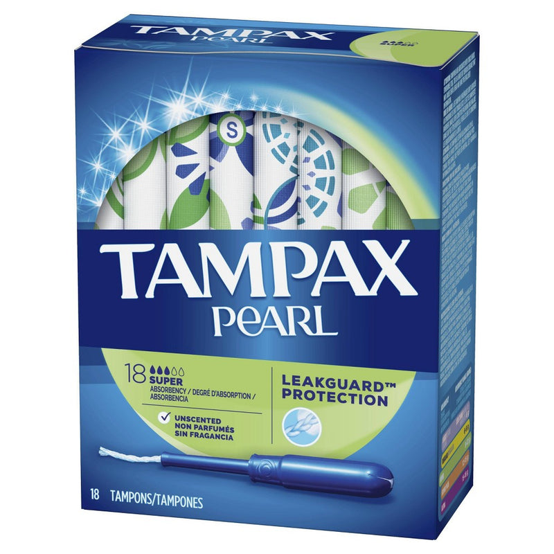 Tampax Pearl 18 Super Tampons (Pack of 18)